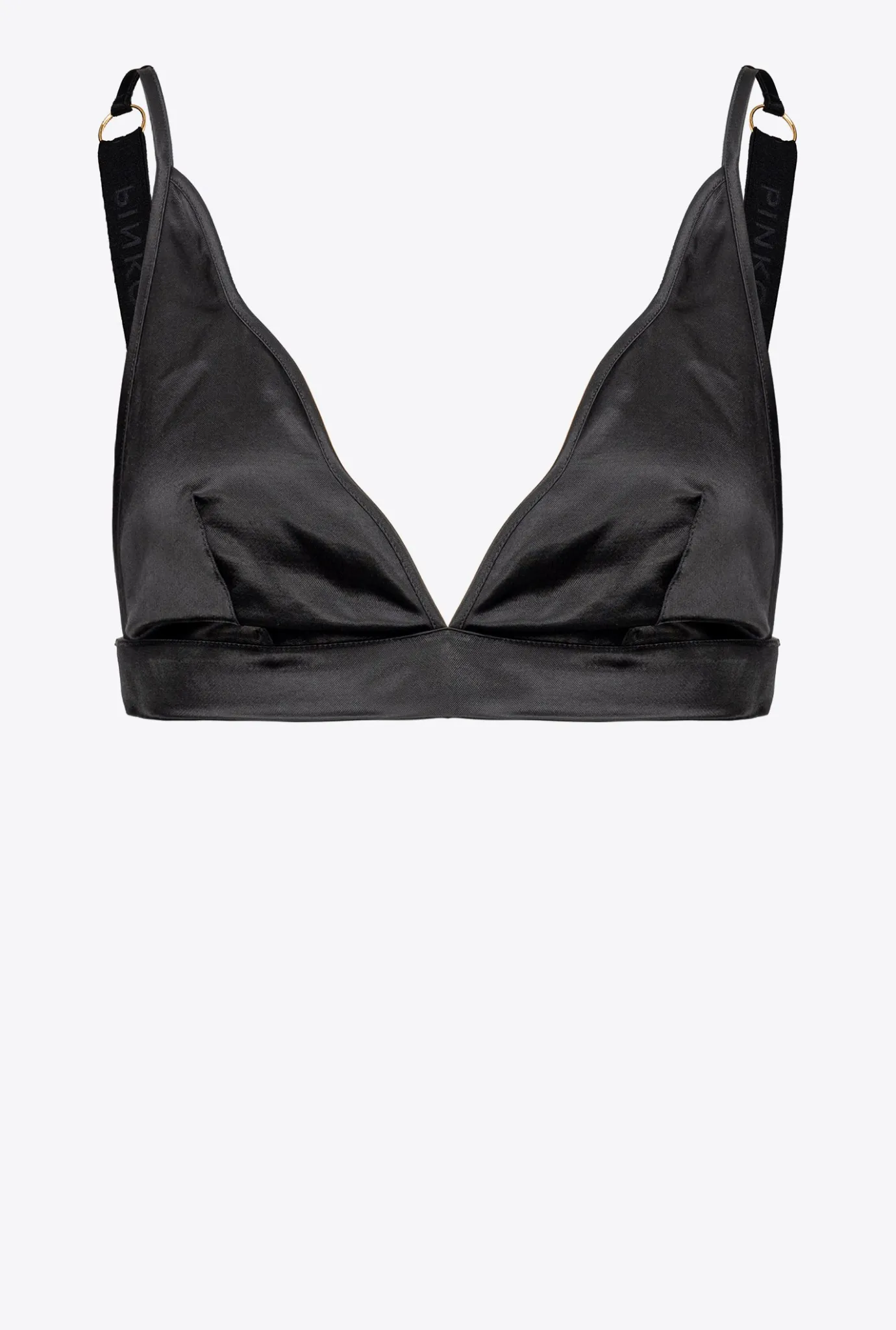 Lingerie|PINKO Soutien-Gorge En Satin Noir Limousine
