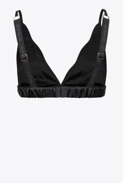 Lingerie|PINKO Soutien-Gorge En Satin Noir Limousine