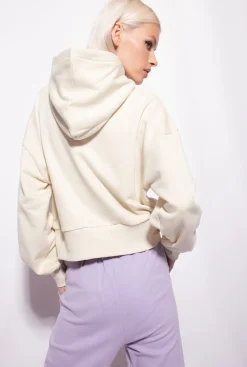 Tailleurs Et Ensembles|PINKO Sweat-Shirt Cropped A Logo Imprime Vert Pelouse