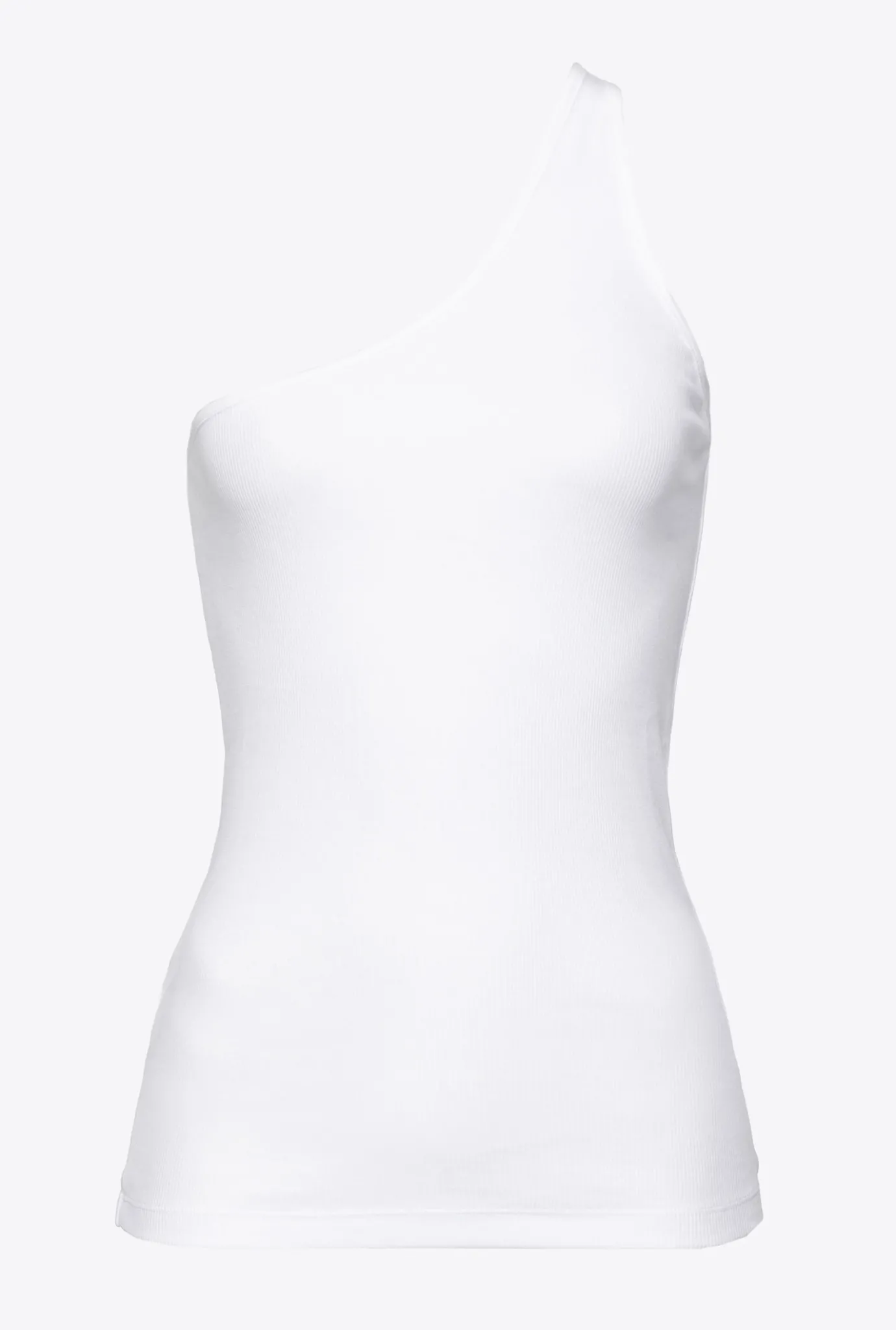 Topwear|PINKO Top Asymetrique Avec Broderie Blanc Brill.