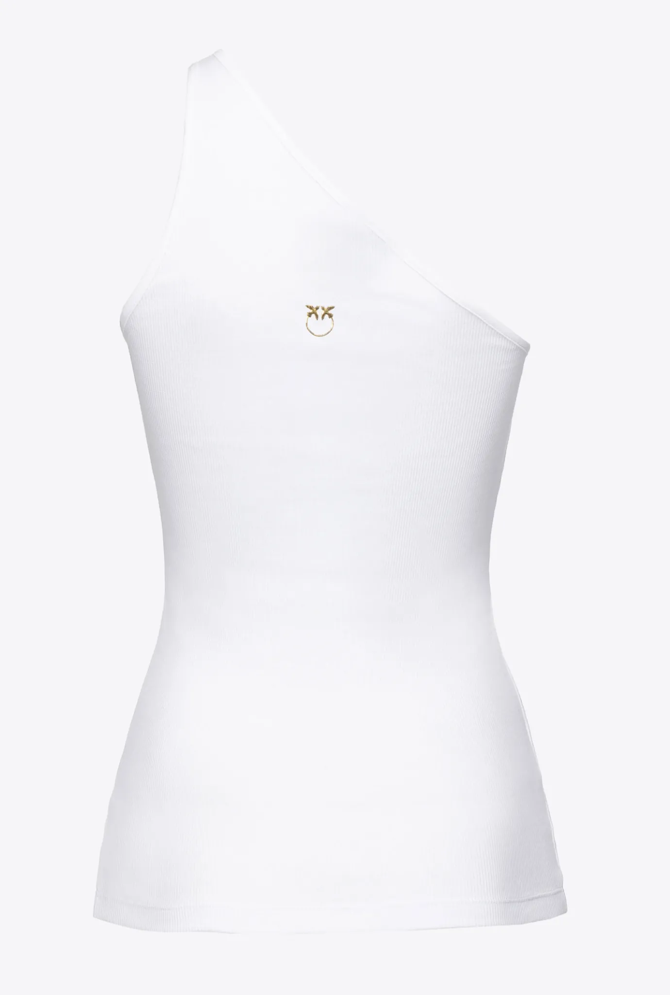 Topwear|PINKO Top Asymetrique Avec Broderie Blanc Brill.