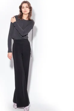 Topwear|PINKO Top Avec Cordons De Serrage Aux Epaules Noir Limousine