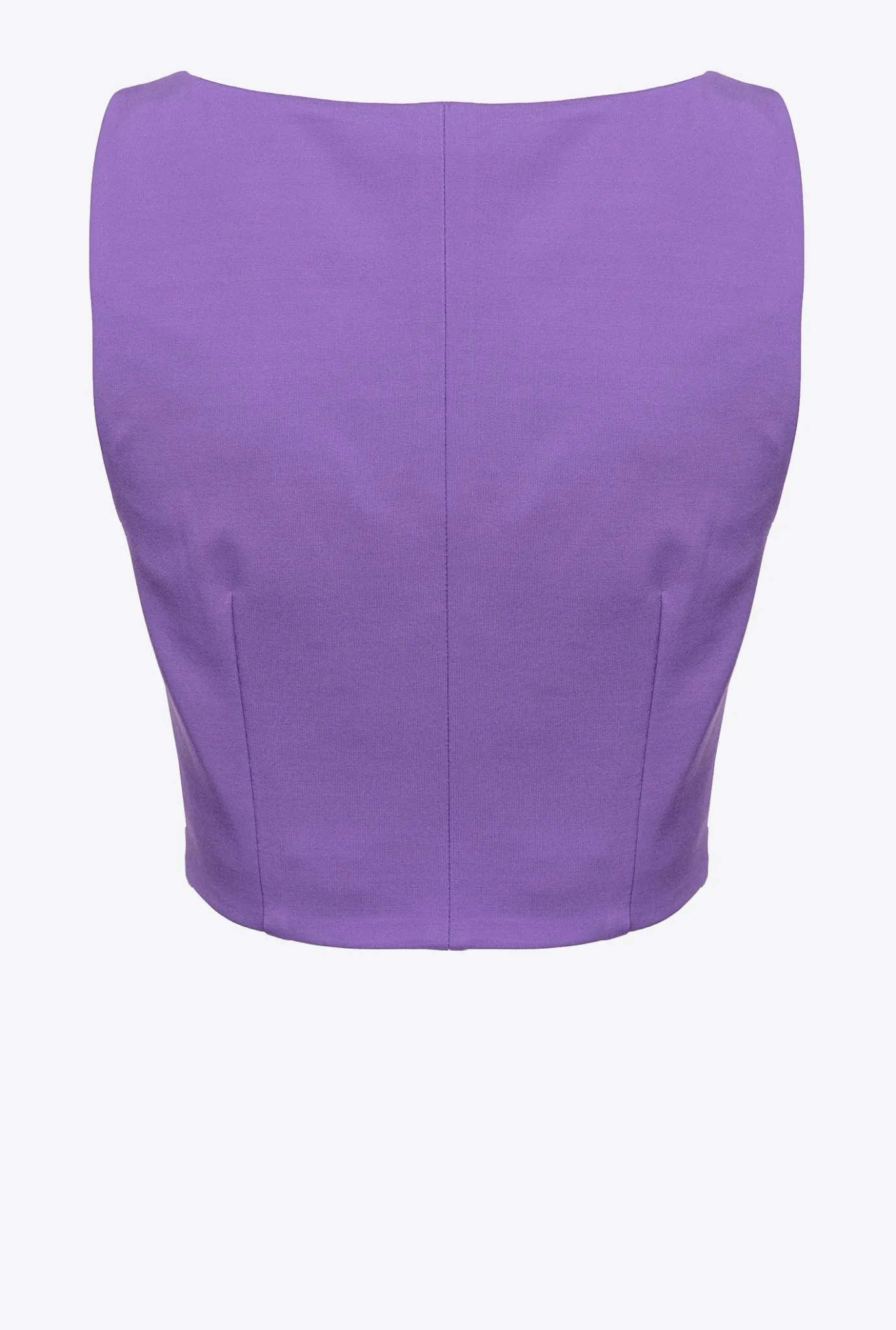 Topwear|PINKO Top Court Effet Scuba Lilas Lavande