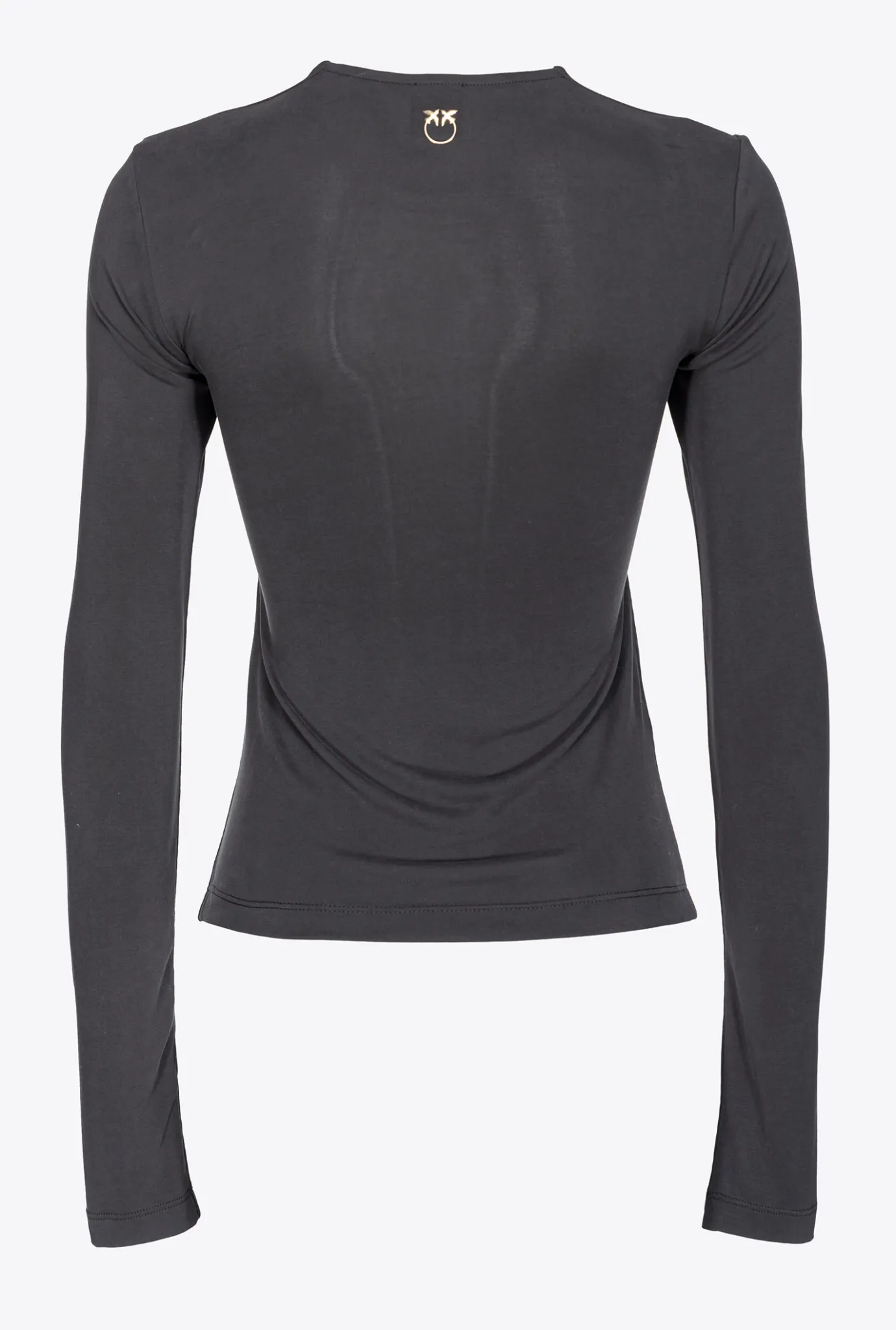 Pièces En Maille|PINKO Top Croise A Manches Longues Noir Limousine