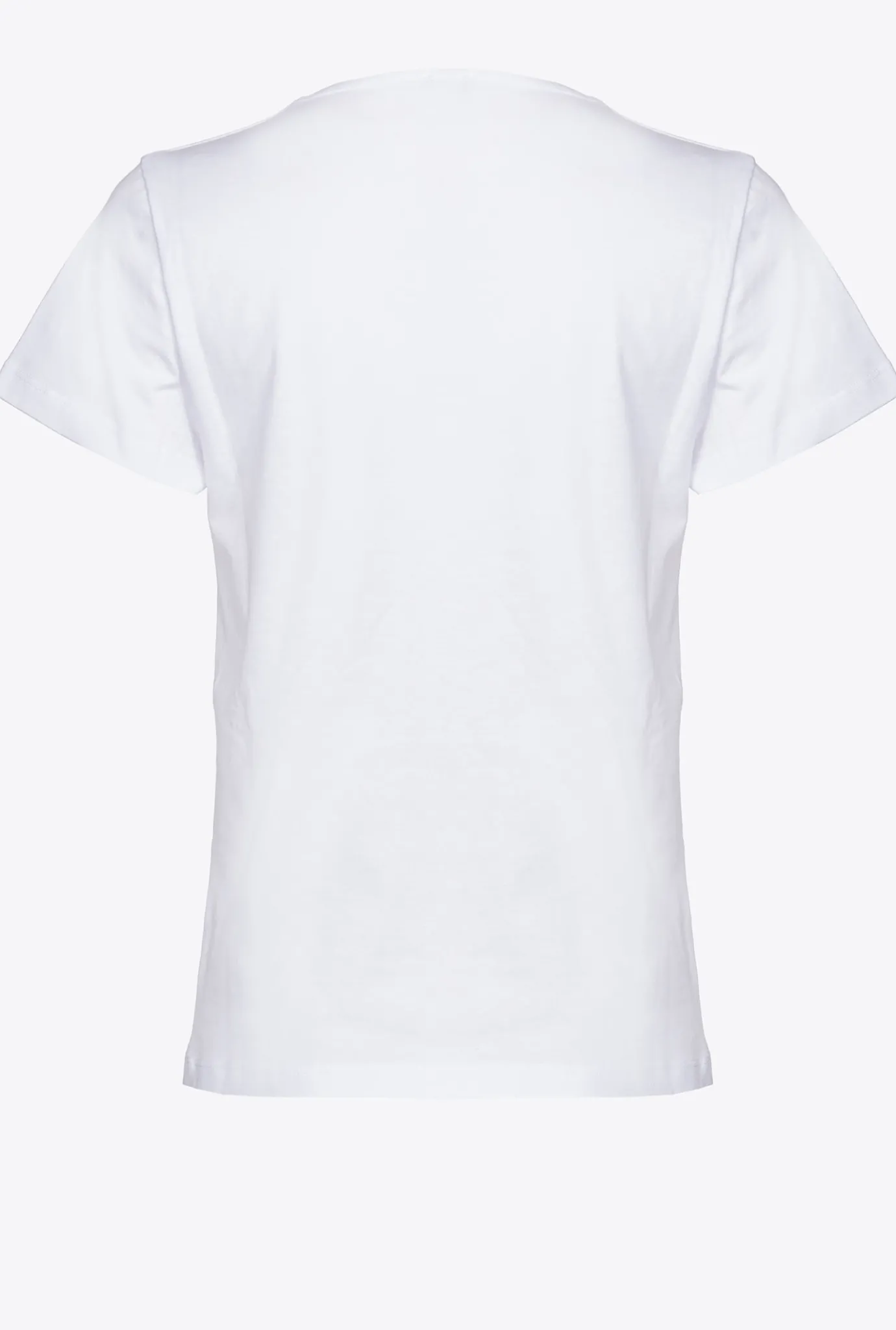 Topwear|PINKO T-Shirt A Broderie Cerises Blanc Brill.