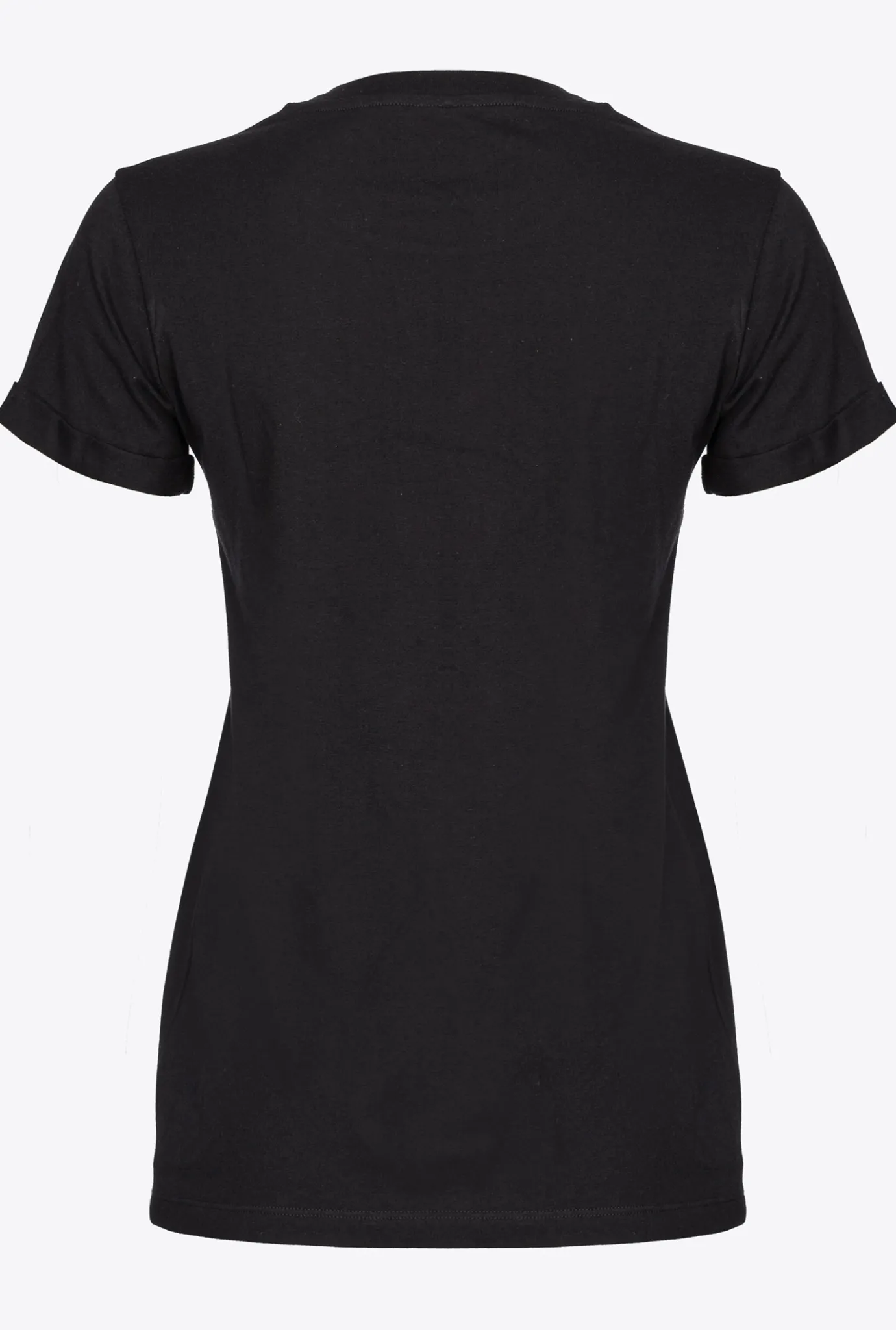 Topwear|PINKO T-Shirt A Imprime Coeur Noir Limousine