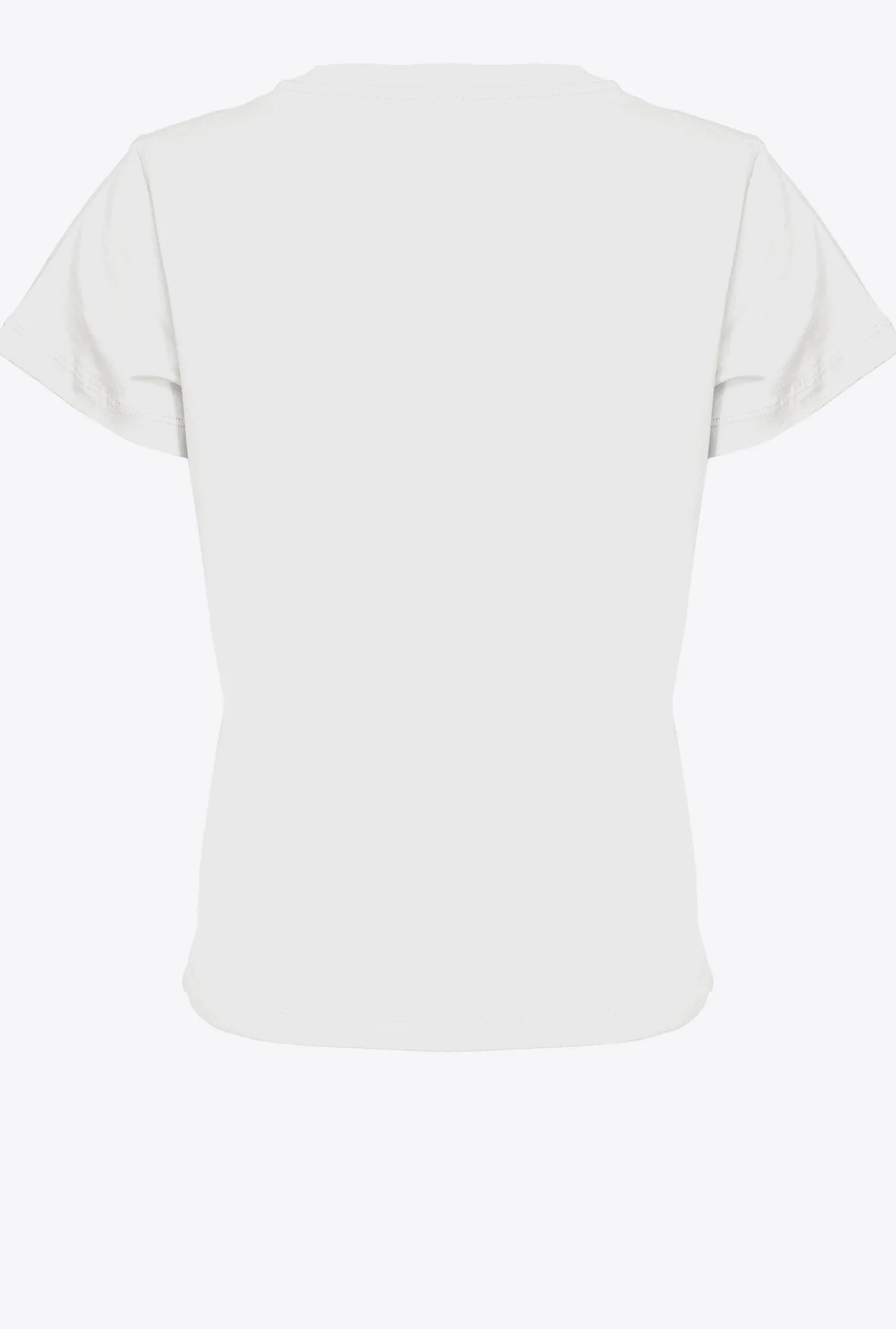 Topwear|PINKO T-Shirt A Mini Logo Blanc + Blanc