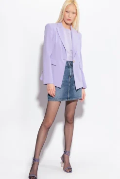 Topwear|PINKO T-Shirt A Mini Logo Lilas - Sorbet Clair