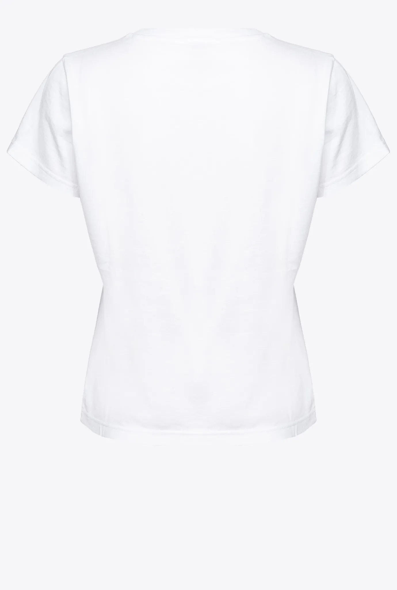 Tailleurs Et Ensembles|PINKO T-Shirt Lapin Blanc Brill.